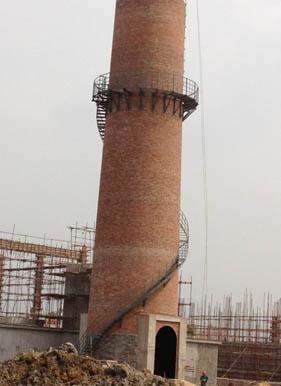 供应锅炉砖烟筒拆除加高