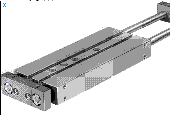 FESTO费斯托双活塞气缸，德国FESTO双活塞气缸